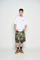 25SS アウトラインスクリプトロゴ半袖Tシャツ ホワイト