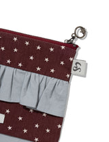 RABBIT STAR POUCH(BURGUNDY)