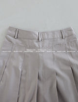 Meet pleats pleated midi skirt