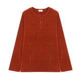 LMN St. Ribbed 3 Burton Henley neck long sleeve (4 colors)
