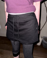 (2color) Mini Cargo Skort