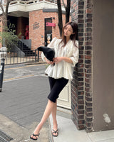 Vantine shirring blouse