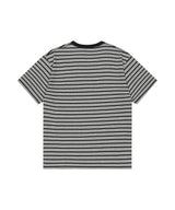 STRIPE BASIC LOGO TEE_GREY