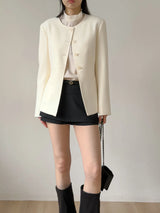 Twill Glass Round Jacket