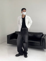 ED Evil Mix Trucker Snap Jacket (2C)
