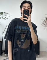 Dusk Eagle Washed Short Sleeve T-shirt