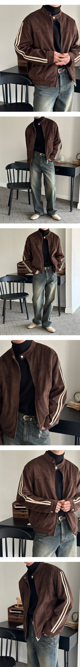[F/W] Track suede jacket(4color)
