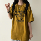 リブレタリングボクシーフィット半袖Tシャツ