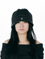 ribbon beanie(border)