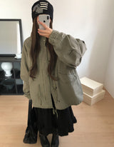 Mix Patch Button Beanie