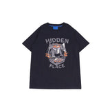 タイガーフェイスショートスリーブTシャツ (UNISEX)_SYS6TS02BK