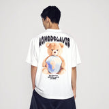 24FW ワールドワイドグローブベアアートワーク半袖Tシャツ (OVERSEAS EXCLUSIVE) クリーム