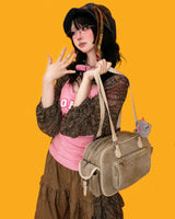 tan-tan pocket shoulder bag (2color)