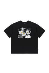 TRIPLE DAISY MIXED LOGO TEE SHIRT