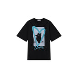 ASCLO ハート＆キャットショートスリーブTシャツ (2color)