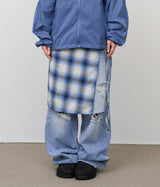 Loden Layered Warp Skirt