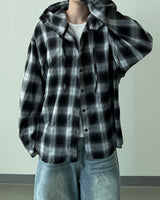 Plan check hood shirt
