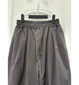Nylon wide pants