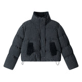 Monet Check Fur Short Puffer 233617807