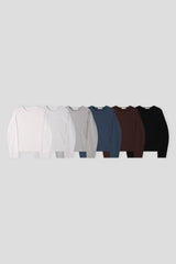 リブクロップ長袖Tシャツ