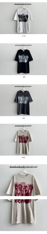 ティズヒップボクシー半袖Tシャツ