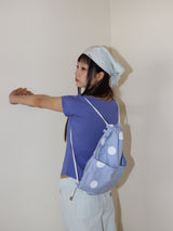 SHELL CAP SLEEVE T (BLUE)