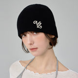 Leaf VZ Logo Waffle Beanie / Black