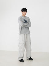 ピーチビッグカーゴバンディングパンツ6色