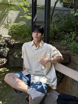 ジェイストライプ半袖Tシャツ