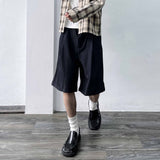 Structural Overlap Wide Shorts