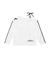 DC x The Rolling Stones Star 07 One Shoulder LS Jersey White