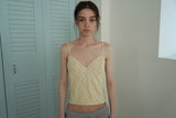 Lace slim sleeveless