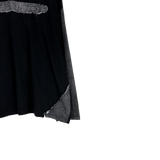 denim block cut-off longsleeve