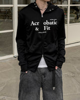 Acro Slim Jersey Zip-Up Hoodie