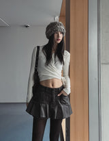 Poning Wrap Hooded Cardigan