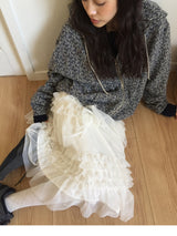 シーシフォンティアードスカート (2 Colors)
