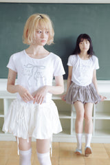 フリルバルーンスカート(white)