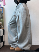 INSIDE-MINK🤍 PINTUCK BASIC LONG WIDE PANTS 🤍🖤🩶3COLOR