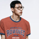 Rowdies リンガーTシャツ_ヘザーオレンジ