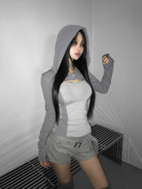 pistachio two tone hoodie(3 color) 