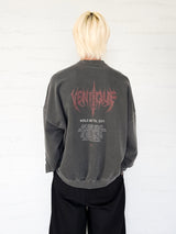 VENTIQUE ピグメントワールドメタルスウェットシャツ 2colors