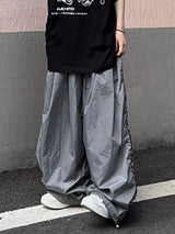 エスニックテープナイロンパンツ