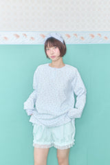 ココヘンリーネックワッフルトップ (MINT)