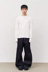 Used Raw Structure Denim