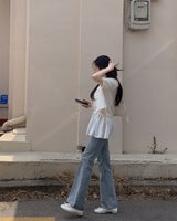 Nizen bootcut denim pants