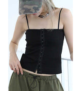 TWILL CORSET TOP