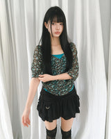 Bianca Flower 7-Sleeve T-Shirt