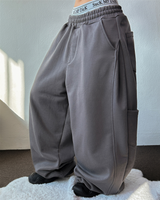 CARPENTER BIG CARGO BALLOON SIDE PINTUCK PANTS 🩶🖤🤍4COLOR