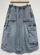 D-RING ZIPPER CARGO Bermuda