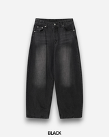 Dart Balloon Denim Pants 3C